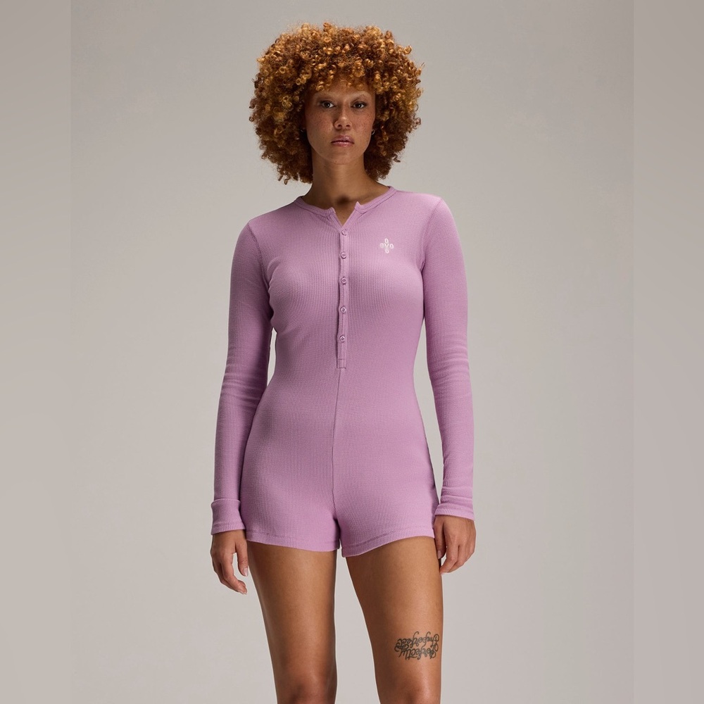 Purple Long Sleeve Jumpsuit